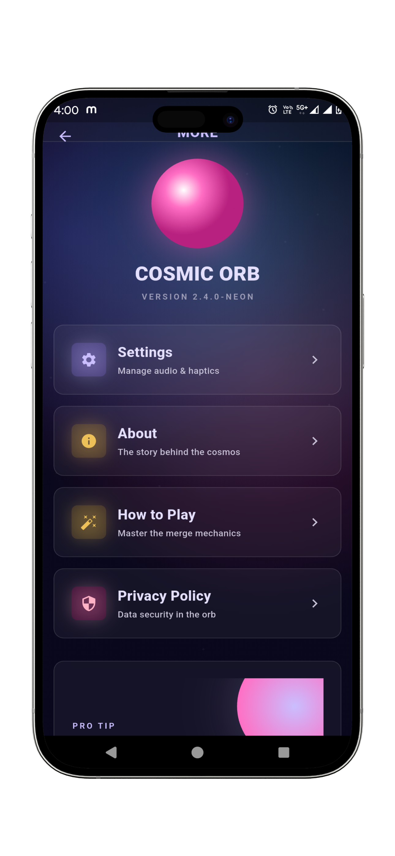 Crystal Ball: Drop Merge high score game screen